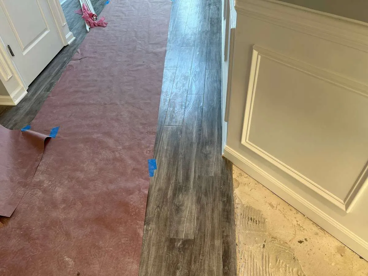 Completed marble shower restoration in Avon Park